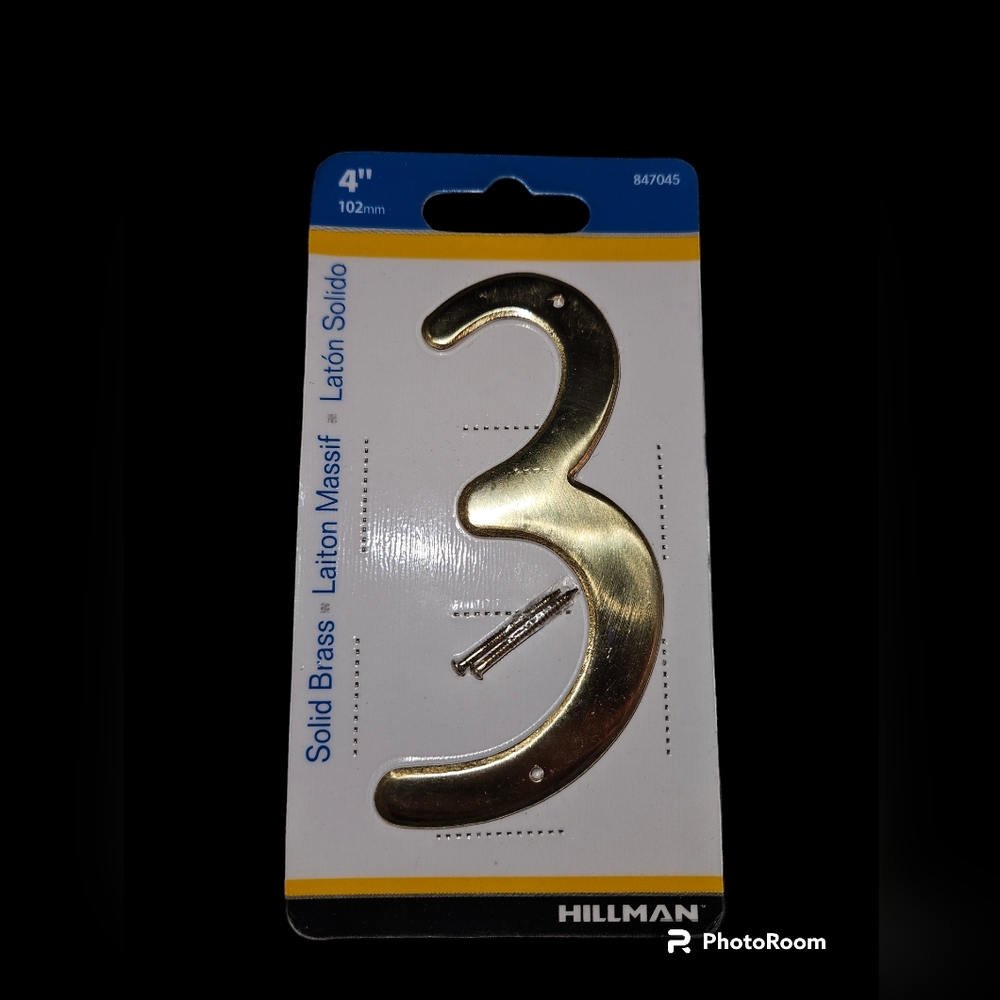 Brass House Number 3